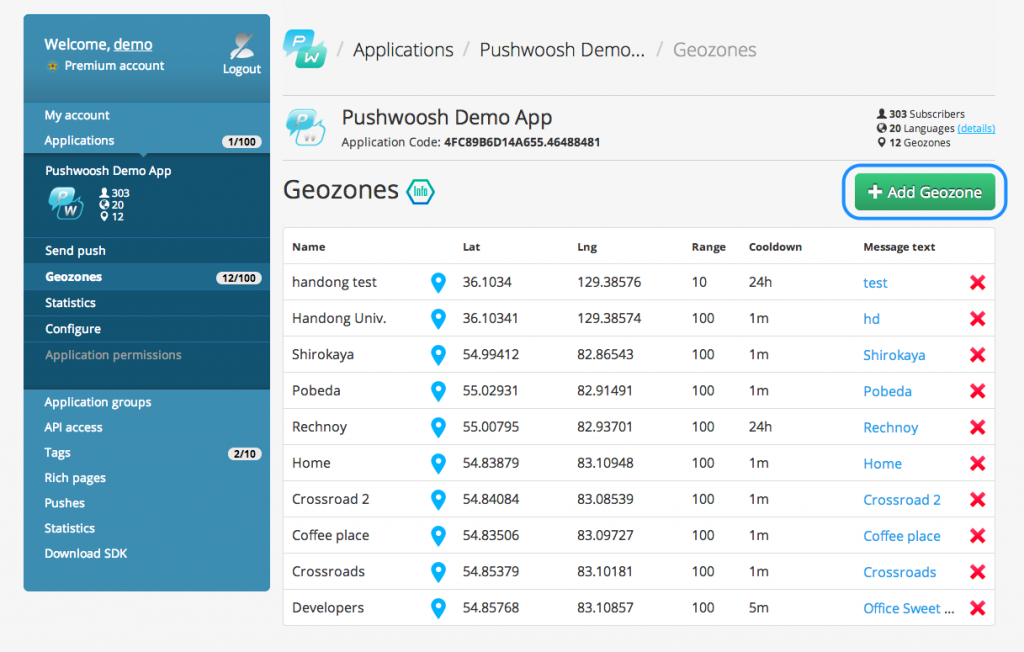 Pushwoosh___Applications___Pushwoosh_Demo_App___Geozones