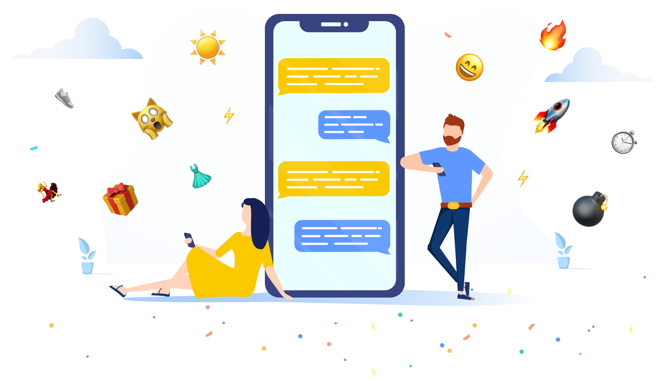 Emojis 💗 in push notifications: How to use them in 2025 (Data Study + Examples)