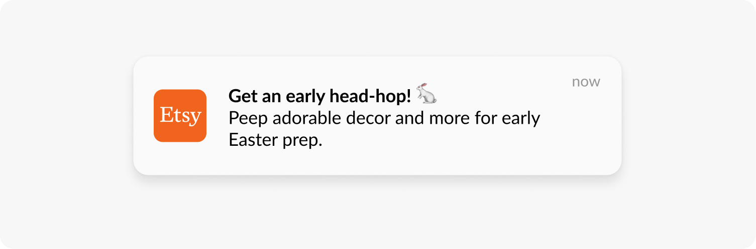 Where to place emoji in push