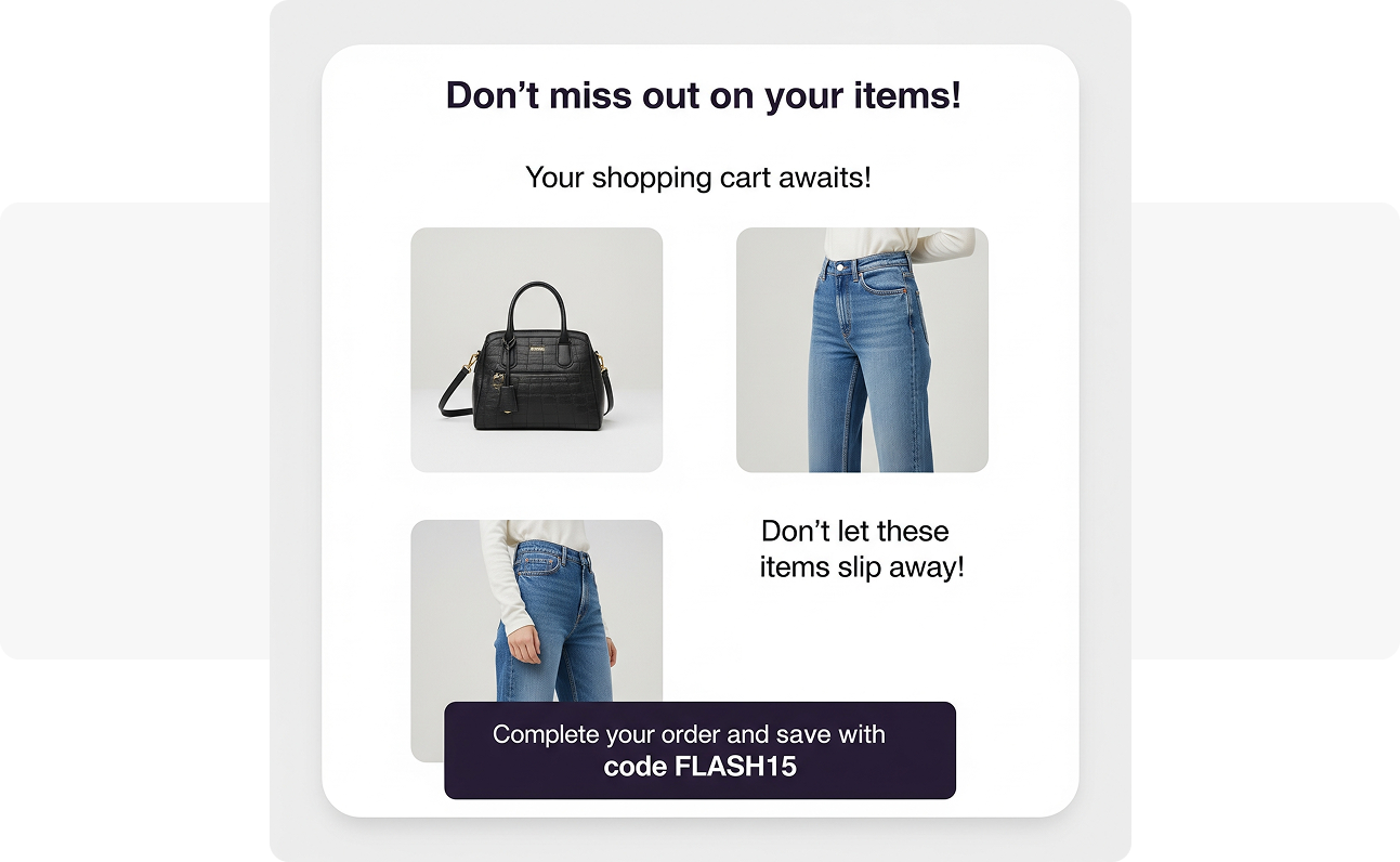 E-commerce omnichannel communication example