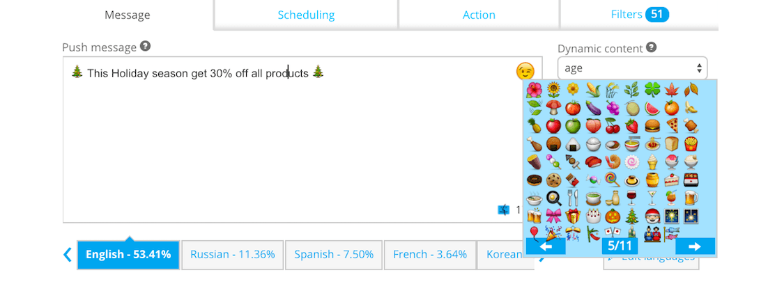 Emojis for effective push notifications