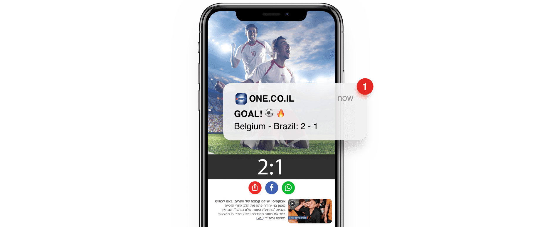 ONE.co.il sends high-speed push notifications with Pushwoosh