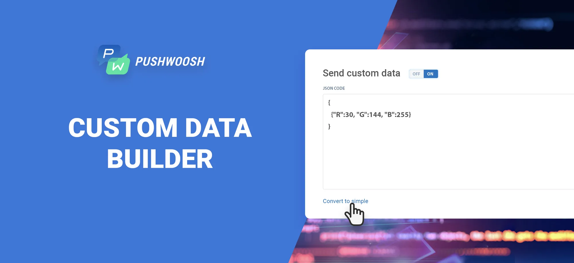 푸시 알림으로 앱 관리하기: 새로운 사용자 지정 데이터(Custom Data) 기능