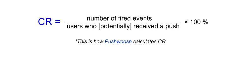 转化率公式 - Pushwoosh