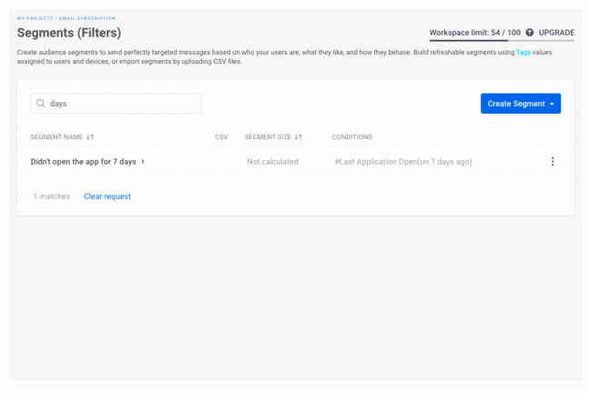 Segments for Android 12 Push Notification Sending