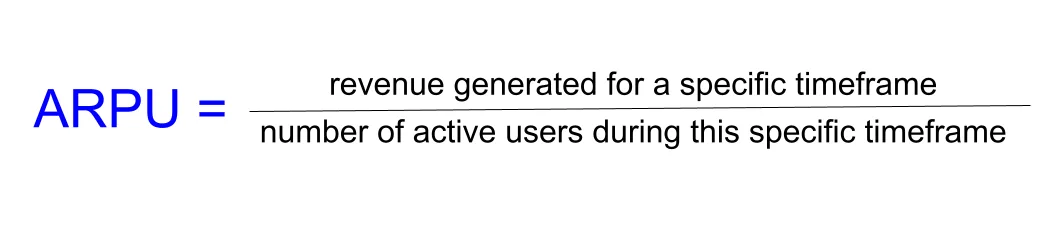 如何计算 ARPU 指标 - 公式 - Pushwoosh