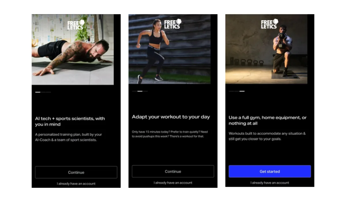 Freeletics 应用中的用户激活