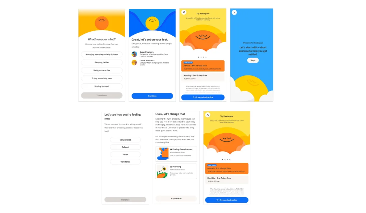 Headspace 应用中的用户激活