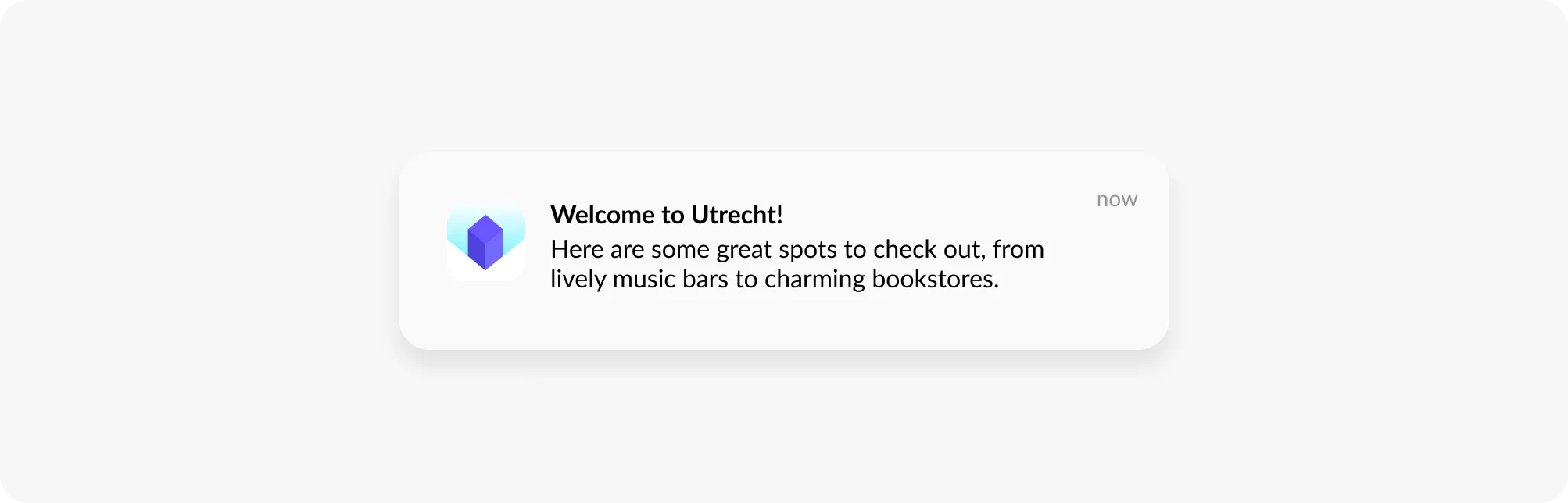 জিও-টার্গেটেড পুশ নোটিফিকেশনের উদাহরণ