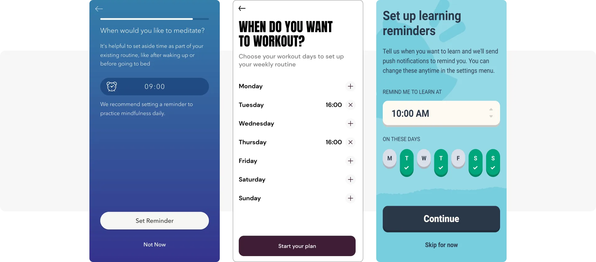 Configurar lembretes