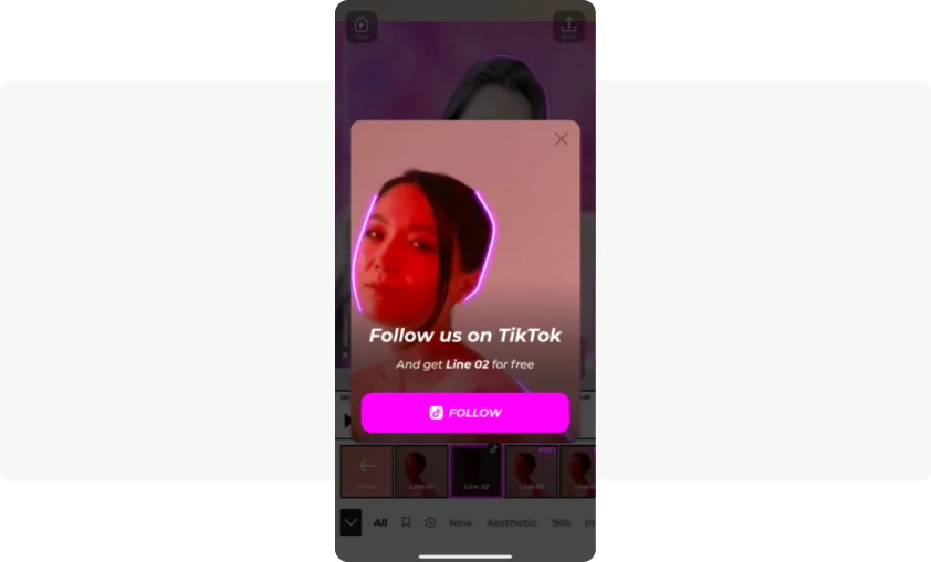 VOCHI ইন-অ্যাপ উদাহরণ