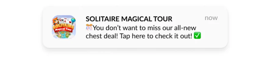 将推送通知点击者引导至优惠页面