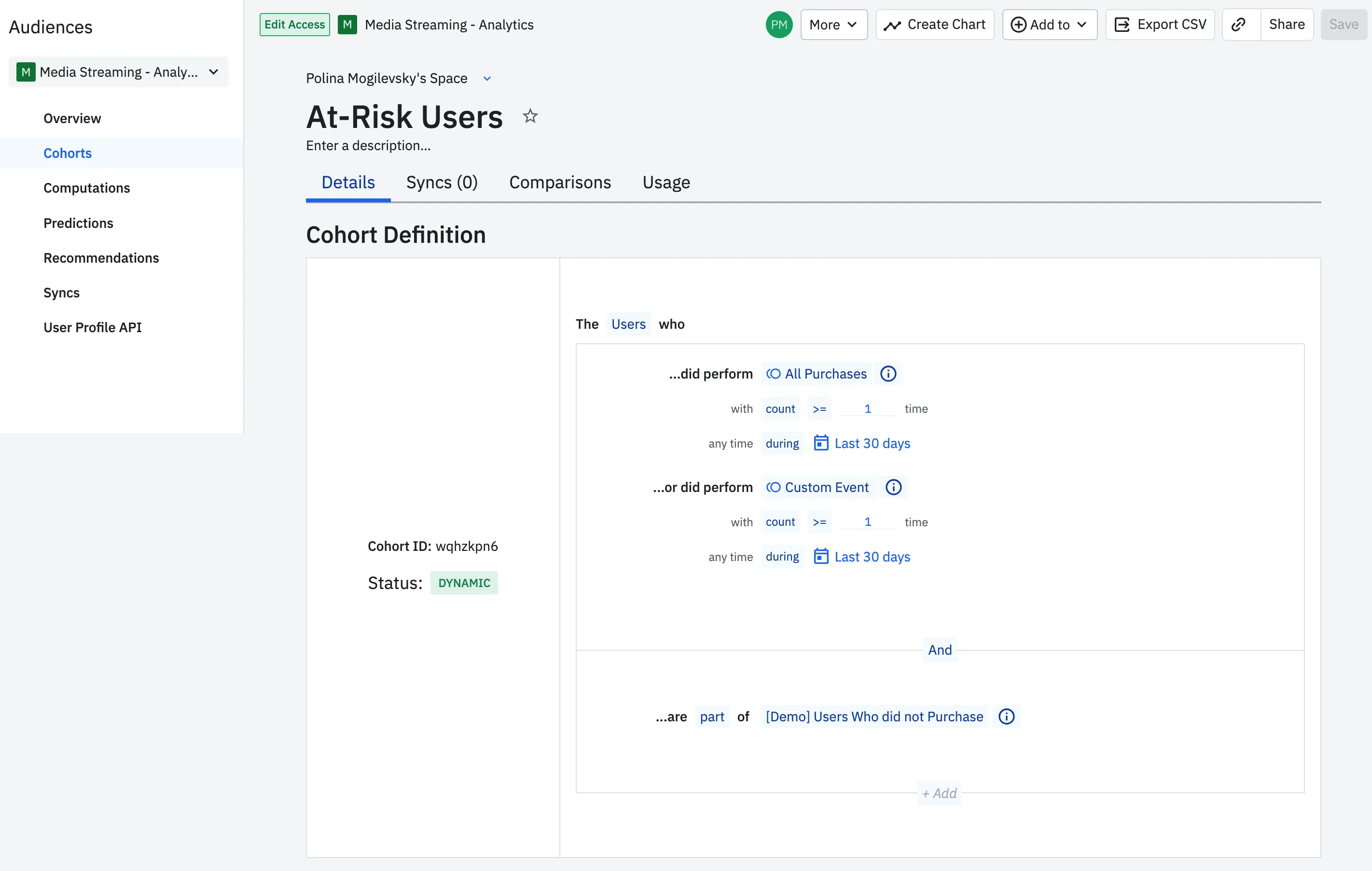 在 Amplitude 中识别有流失风险的用户
