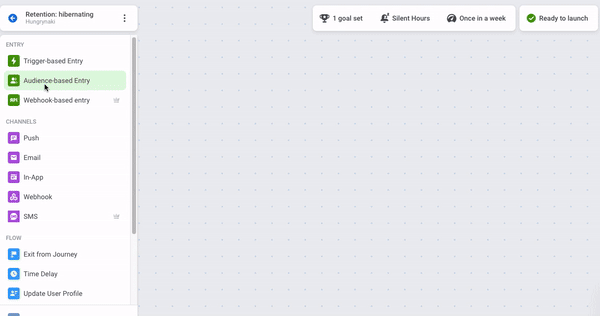 Creating segments right in the interface Pushwoosh