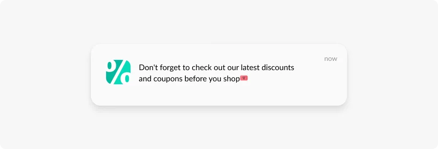 重新激活推送通知示例