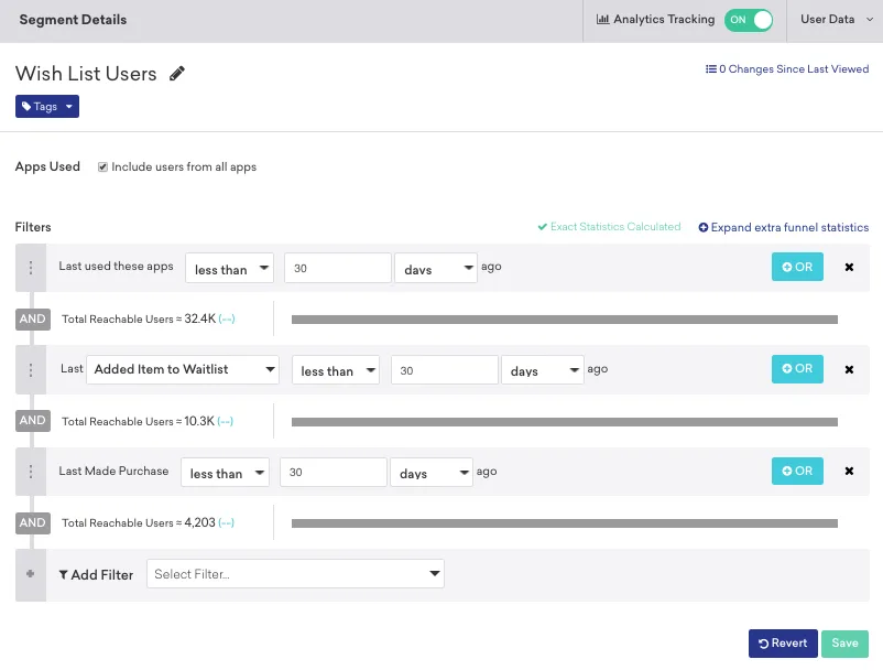 Benutzersegmente Braze