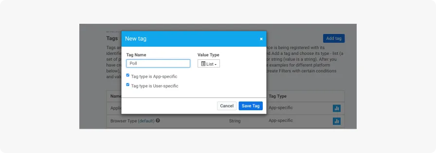 Tags erstellen - Personalisierung mit Pushwoosh