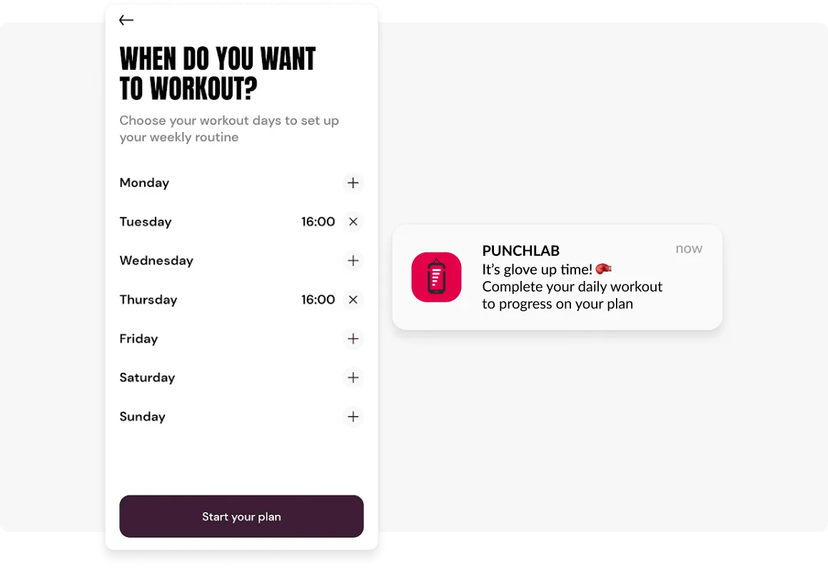 定时提醒 - 推送通知示例 - Punchlab 应用