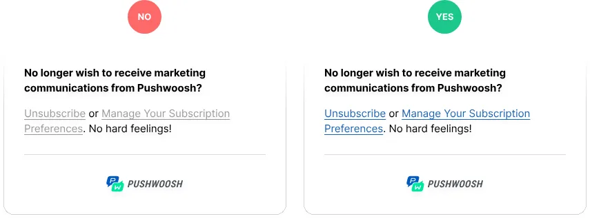 E-Mail-Zustellbarkeit sicherstellen - Beispiel für E-Mail-Abmeldung