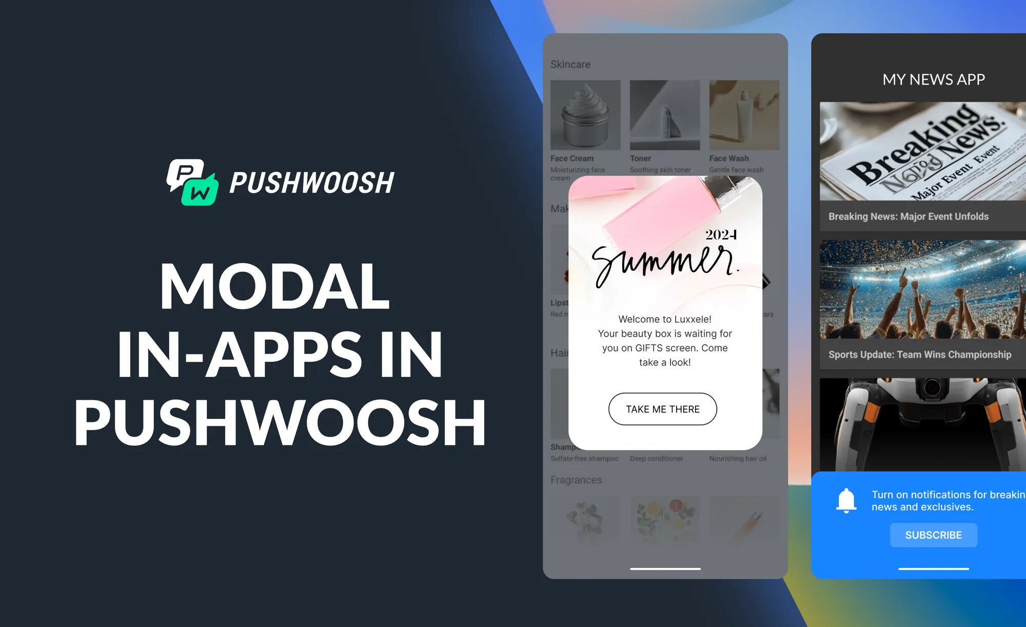 Mensajes in-app modales en Pushwoosh