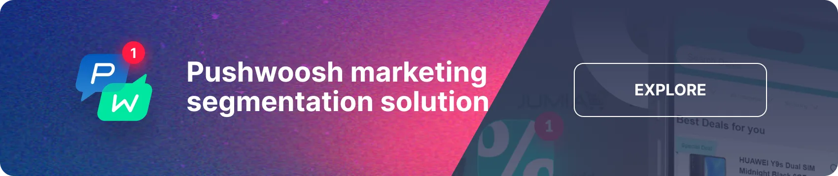 Segmentación de marketing de Pushwoosh