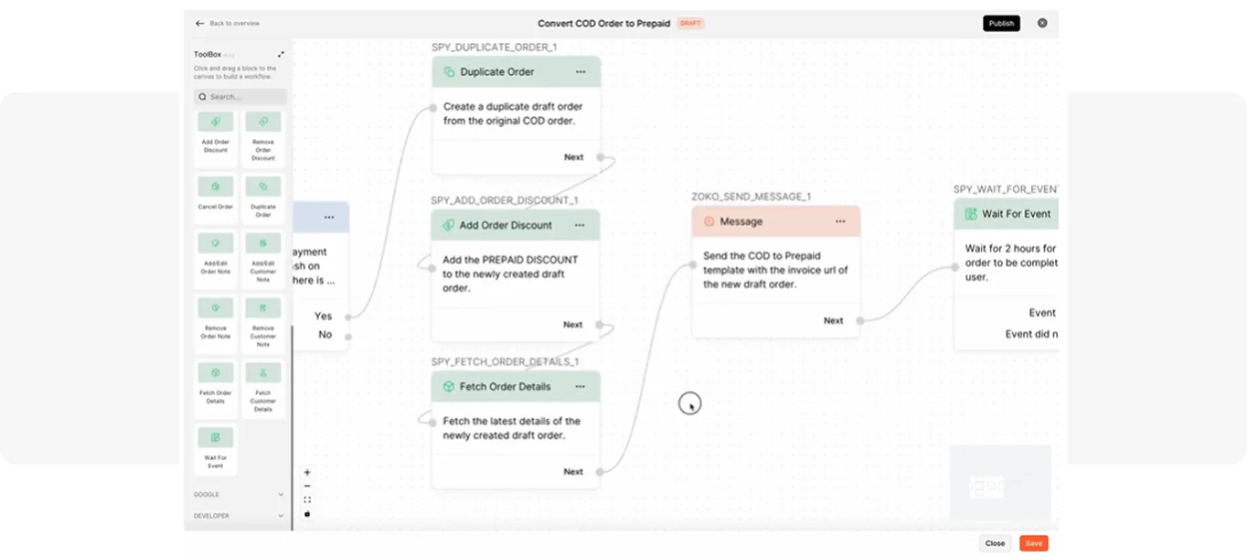Herramienta de automatización de marketing por WhatsApp de Zoko