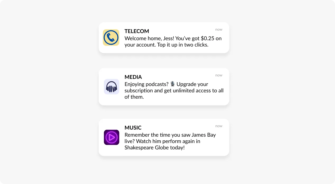 Las notificaciones push personalizadas aumentan el engagement de la app