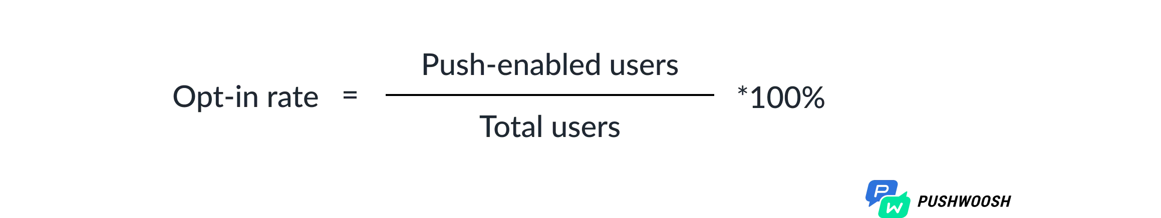 Fórmula de la tasa de opt-in
