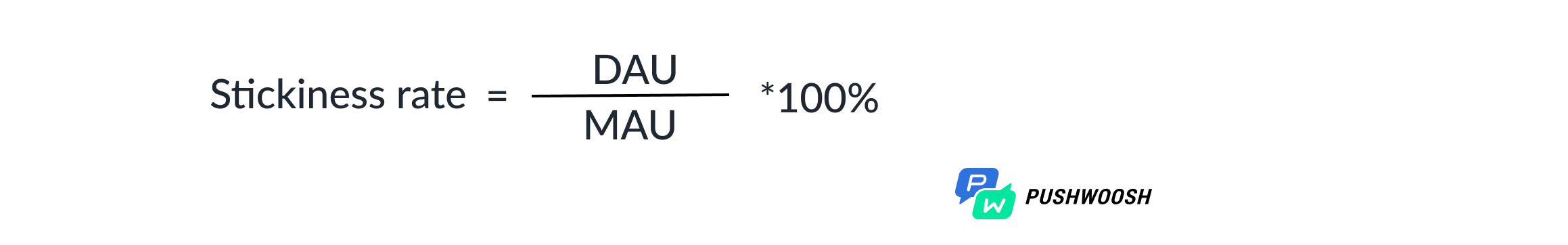 Fórmula de la tasa de adherencia (stickiness)