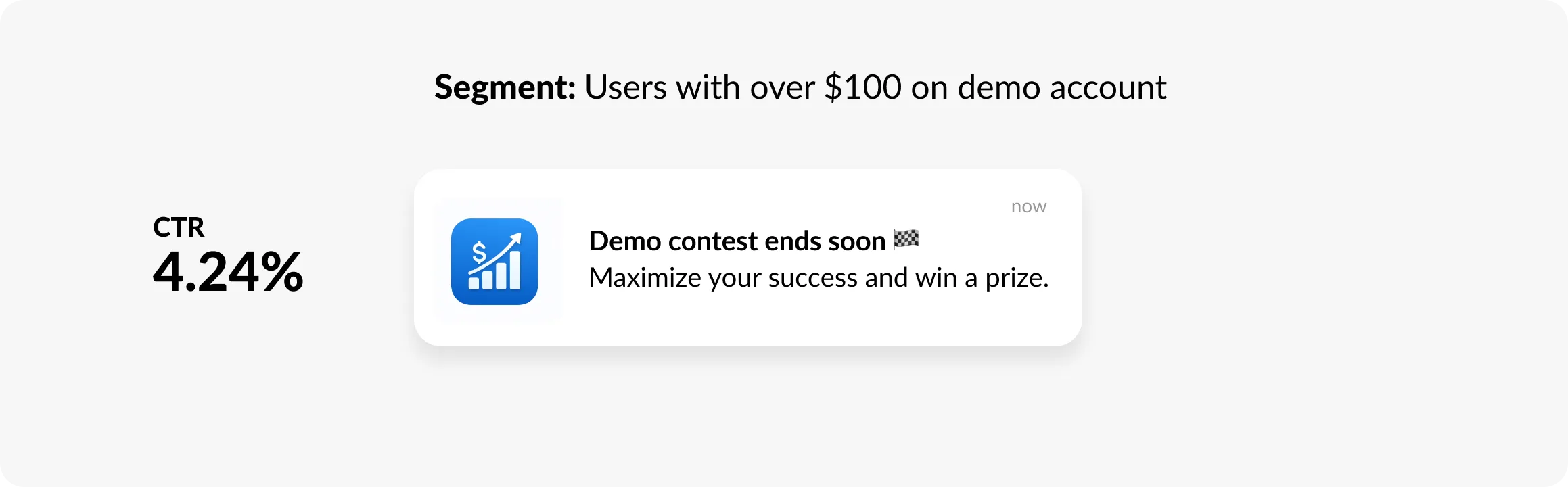 Exemplo de segmentação de fintech