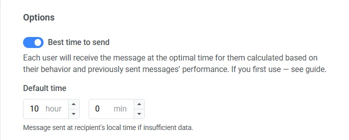 การปรับเวลาส่งให้เหมาะสมที่สุดด้วย AI