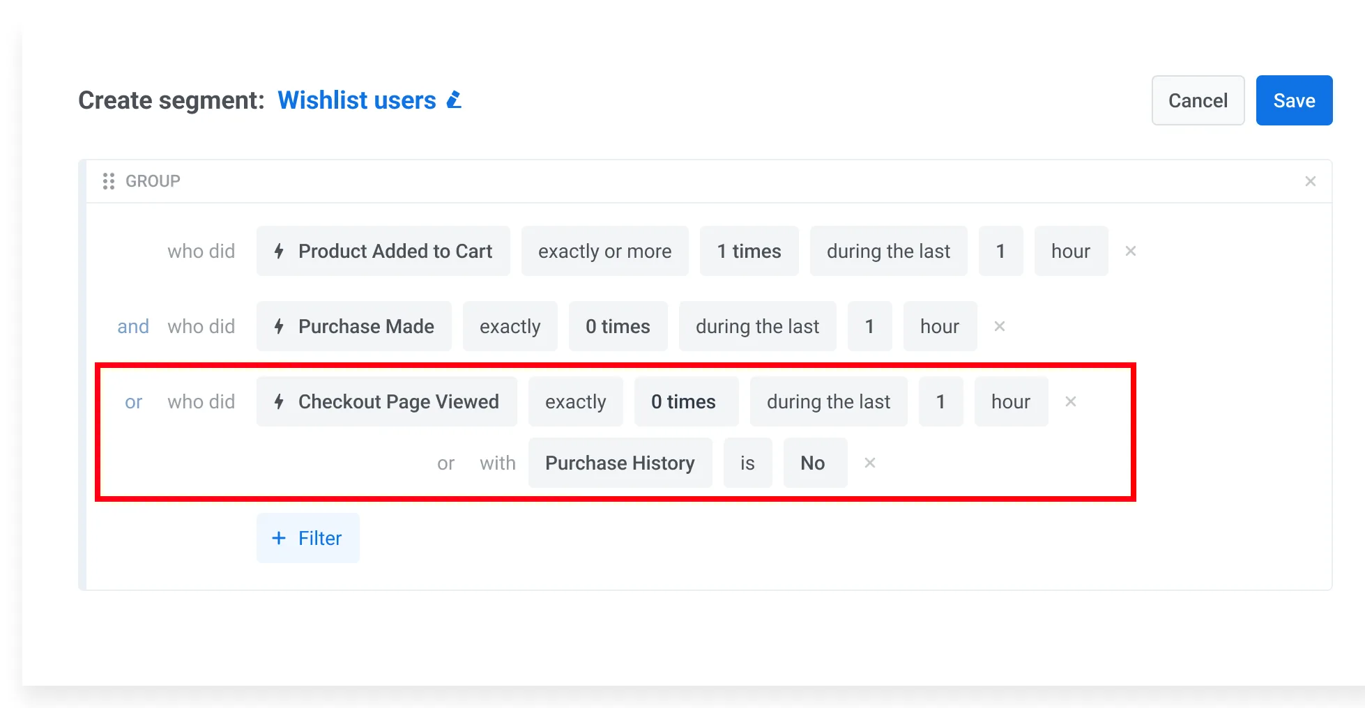 Push notification สำหรับตะกร้าสินค้าที่ถูกทิ้งสำหรับผู้ใช้ wishlist