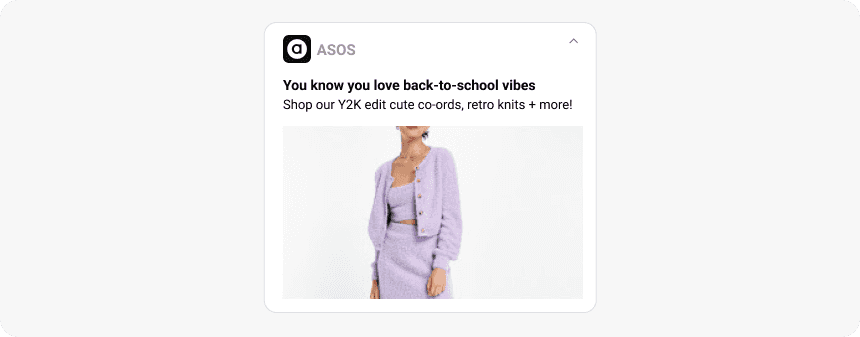 abandoned cart notification example in e-commerce