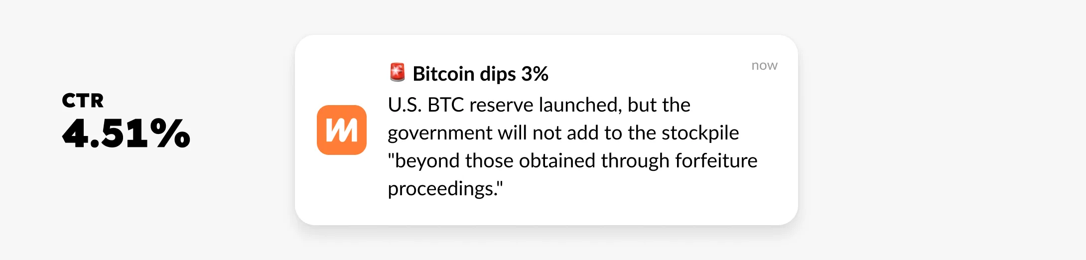 Notificación push de EXMO.com - alerta de noticias de trading