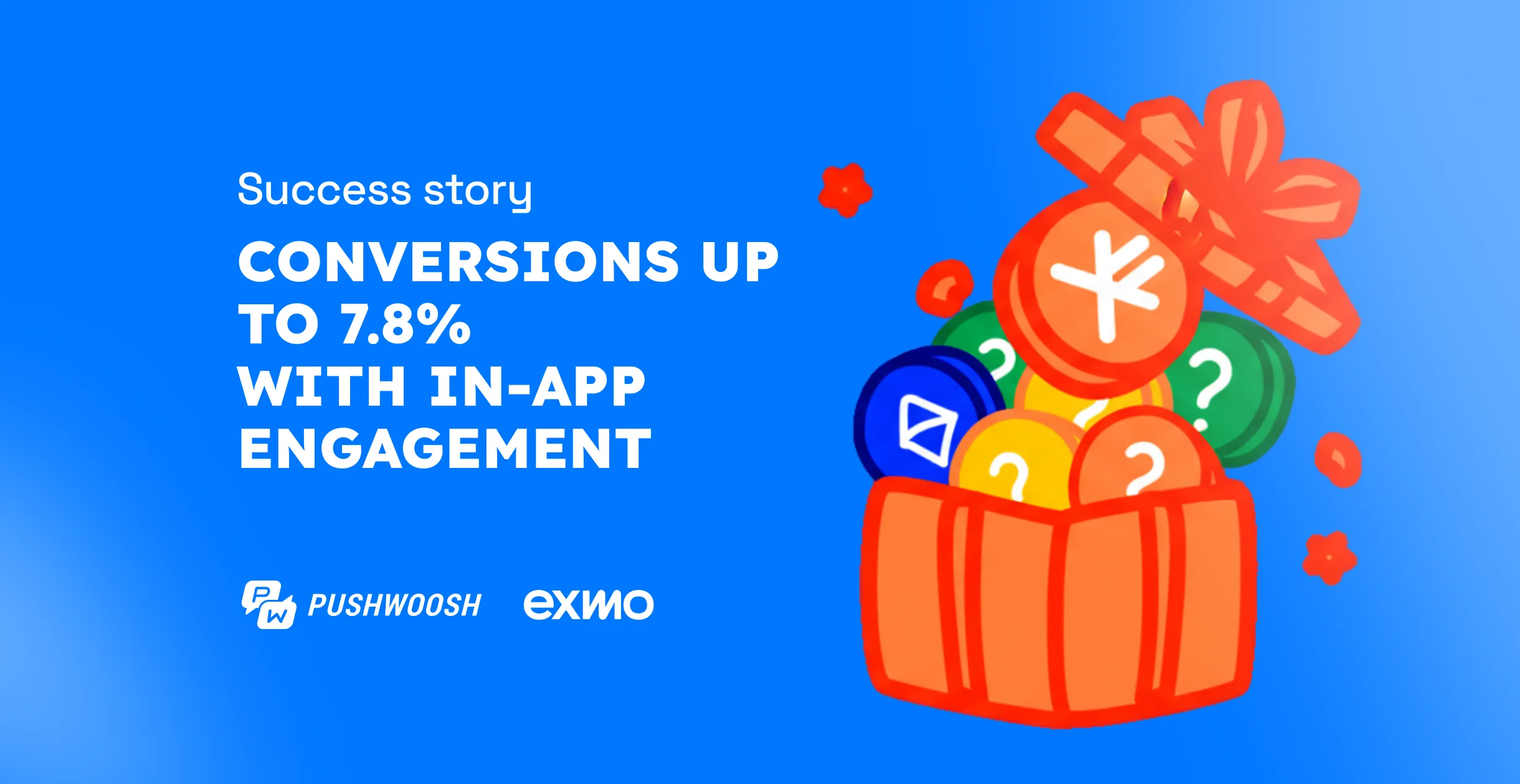 EXMO.com activa a sus usuarios y aumenta la conversión al 7,8 % con Pushwoosh