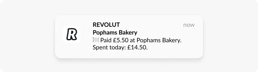 notificação push transacional