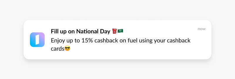 alinmapay 电子钱包的假日促销推送通知