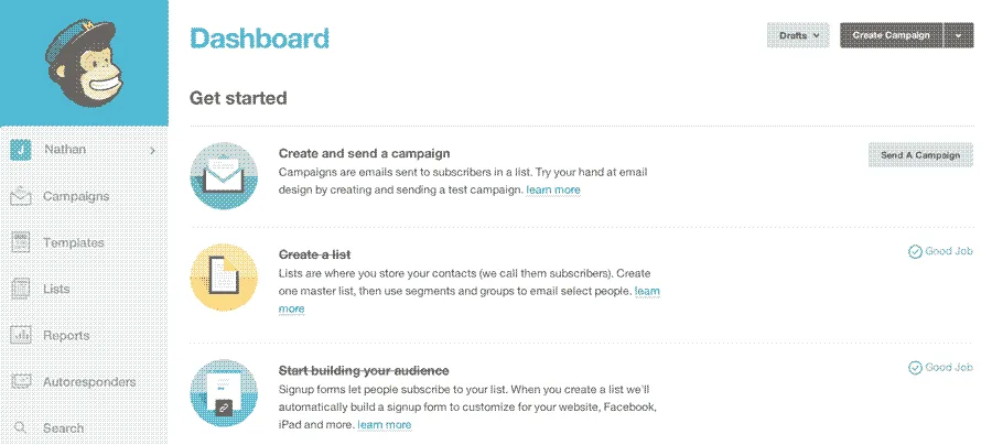 บริการ Email Marketing - Mailchimp