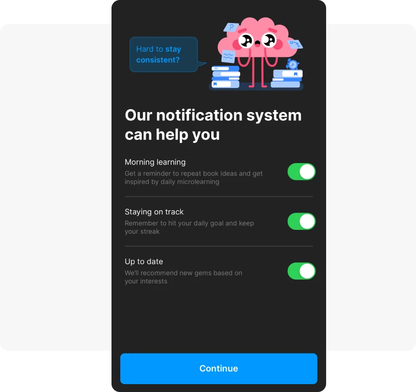 Opt-in request for better activation