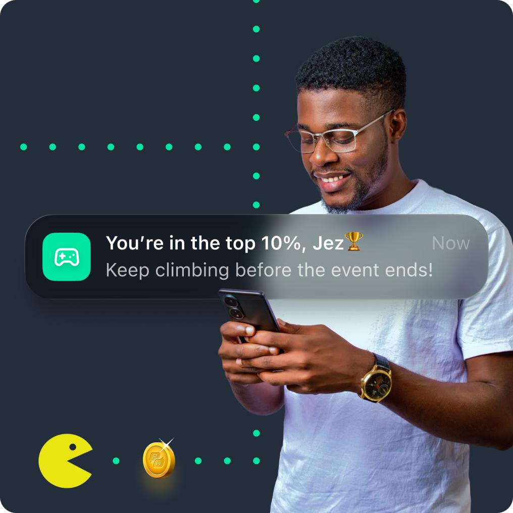 Eine Plattform, um Ihre Spieler zu **binden** und zurueckzugewinnen