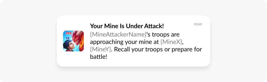 Hero Wars push notification