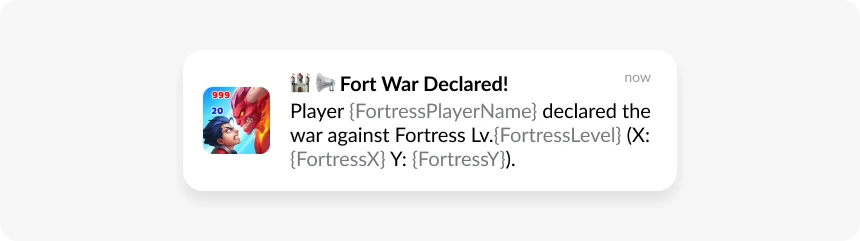 Hero Wars push notification