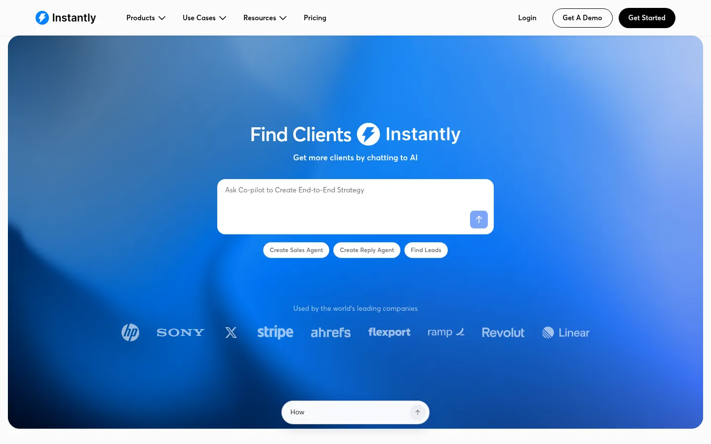 แพลตฟอร์ม cold email ของ Instantly