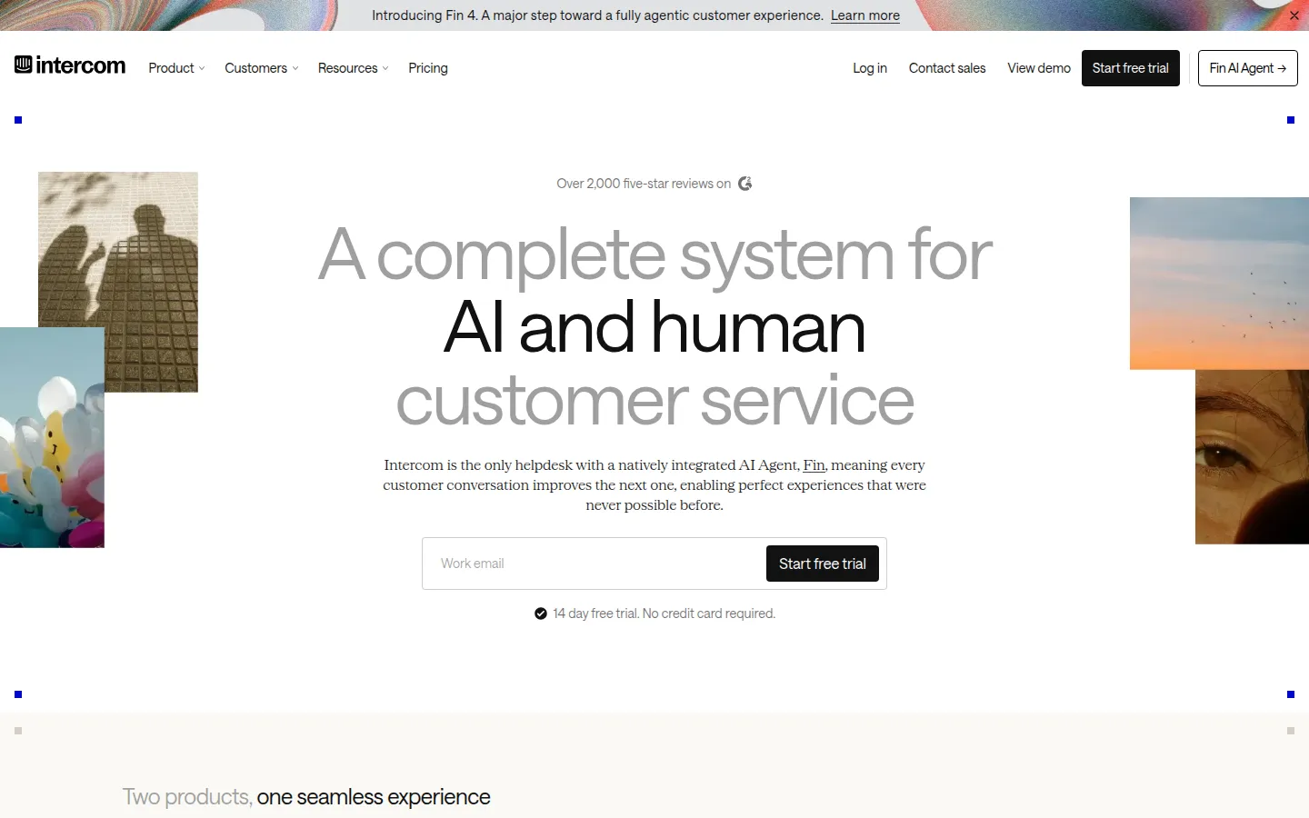 Intercom messenger และ Fin AI agent