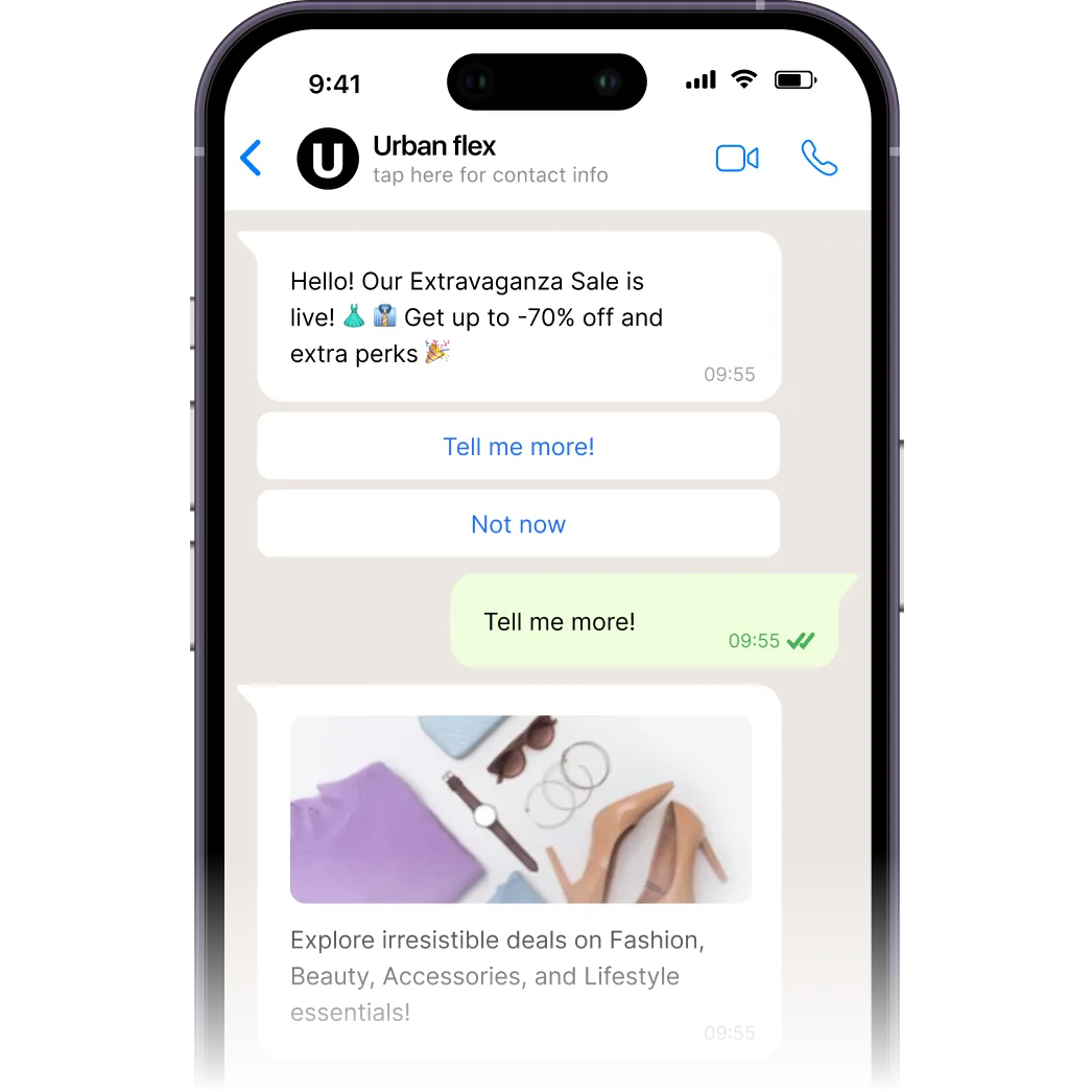 Aprovecha las capacidades de la comunicación bidireccional de WhatsApp