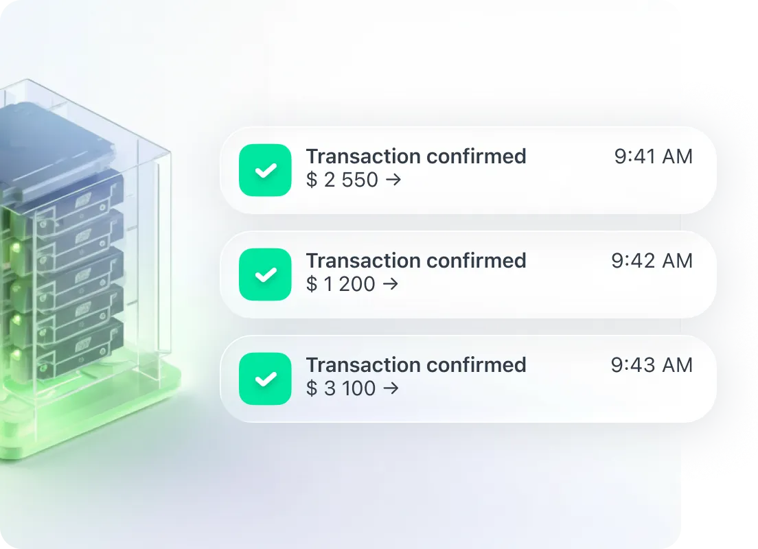 Sofortige transaktionale Benachrichtigungen ausliefern