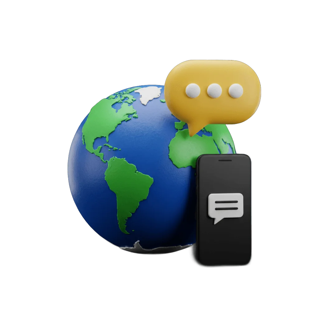 Global push notification platform dashboard with multi-region deployment map