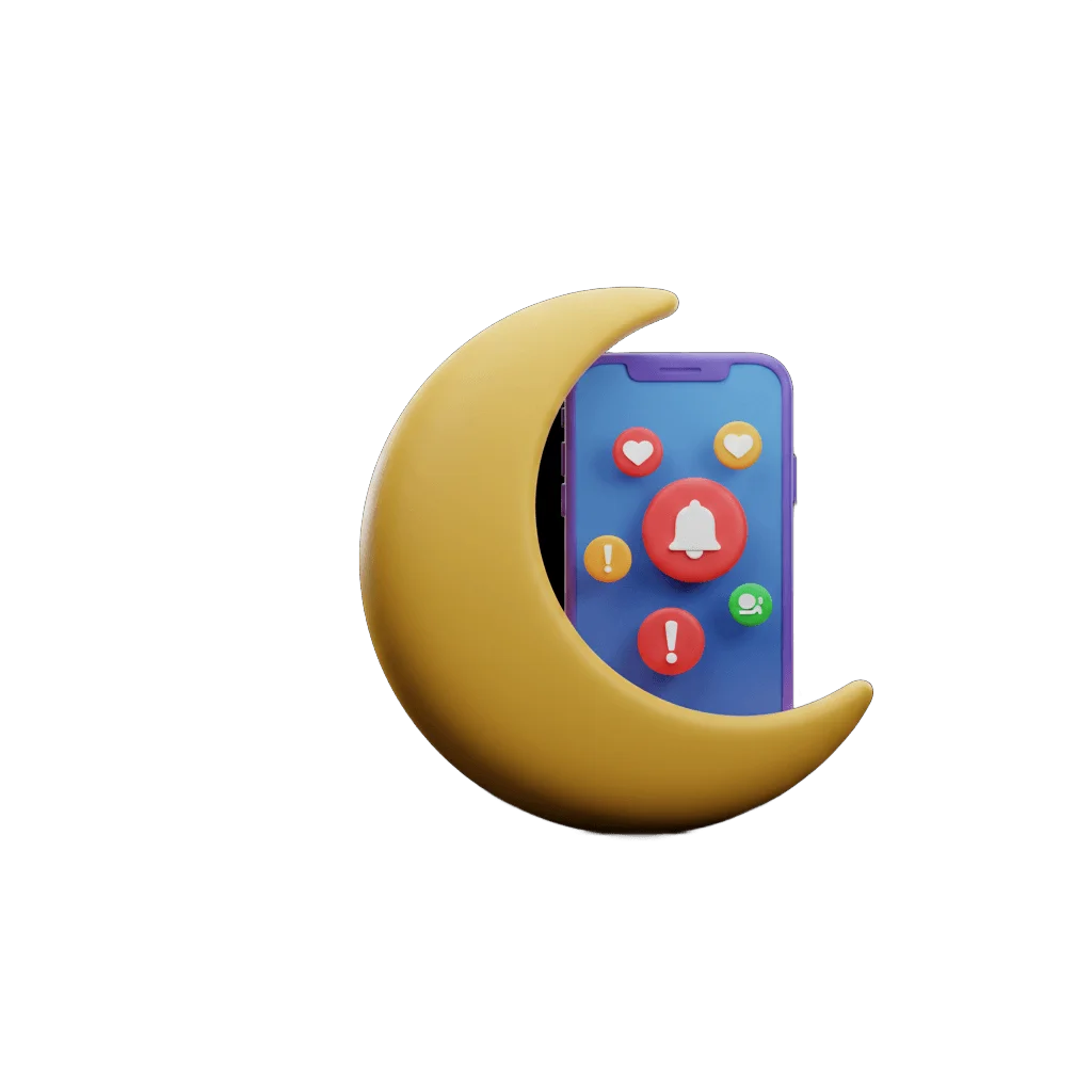 Ramadan push notification campaign dashboard with scheduling timeline