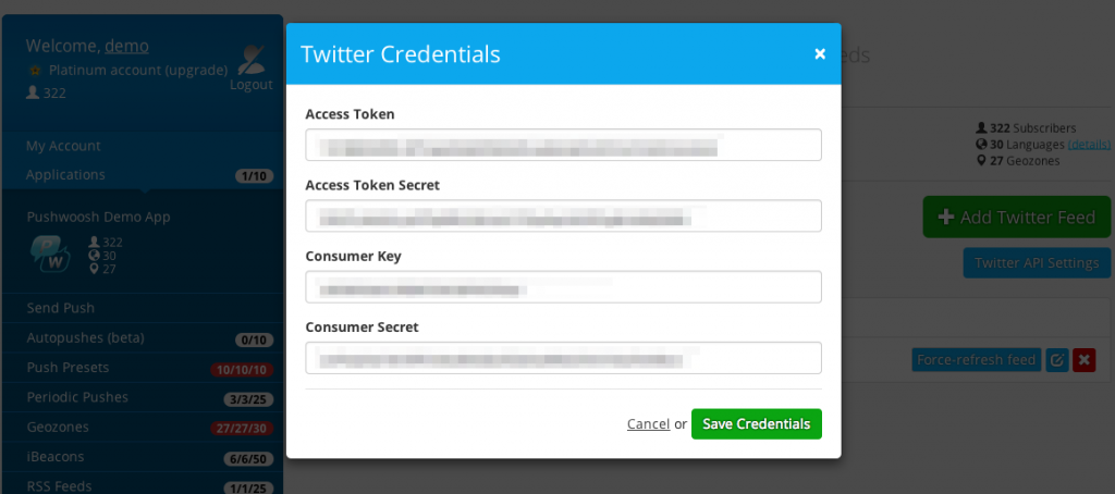 Pushwoosh___Applications___Pushwoosh_Demo_App___Twitter_Feeds