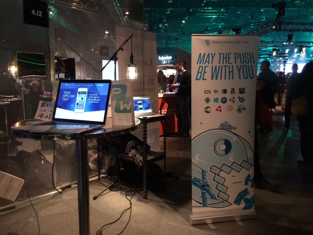 Pushwoosh Booth 4.12 at Slush